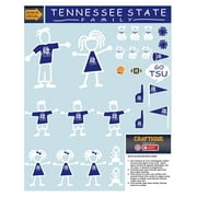 Tennessee State Decal (TSU FAMILY DECAL COLOR SHIRT (8.5X11"), 8.5x11 in)