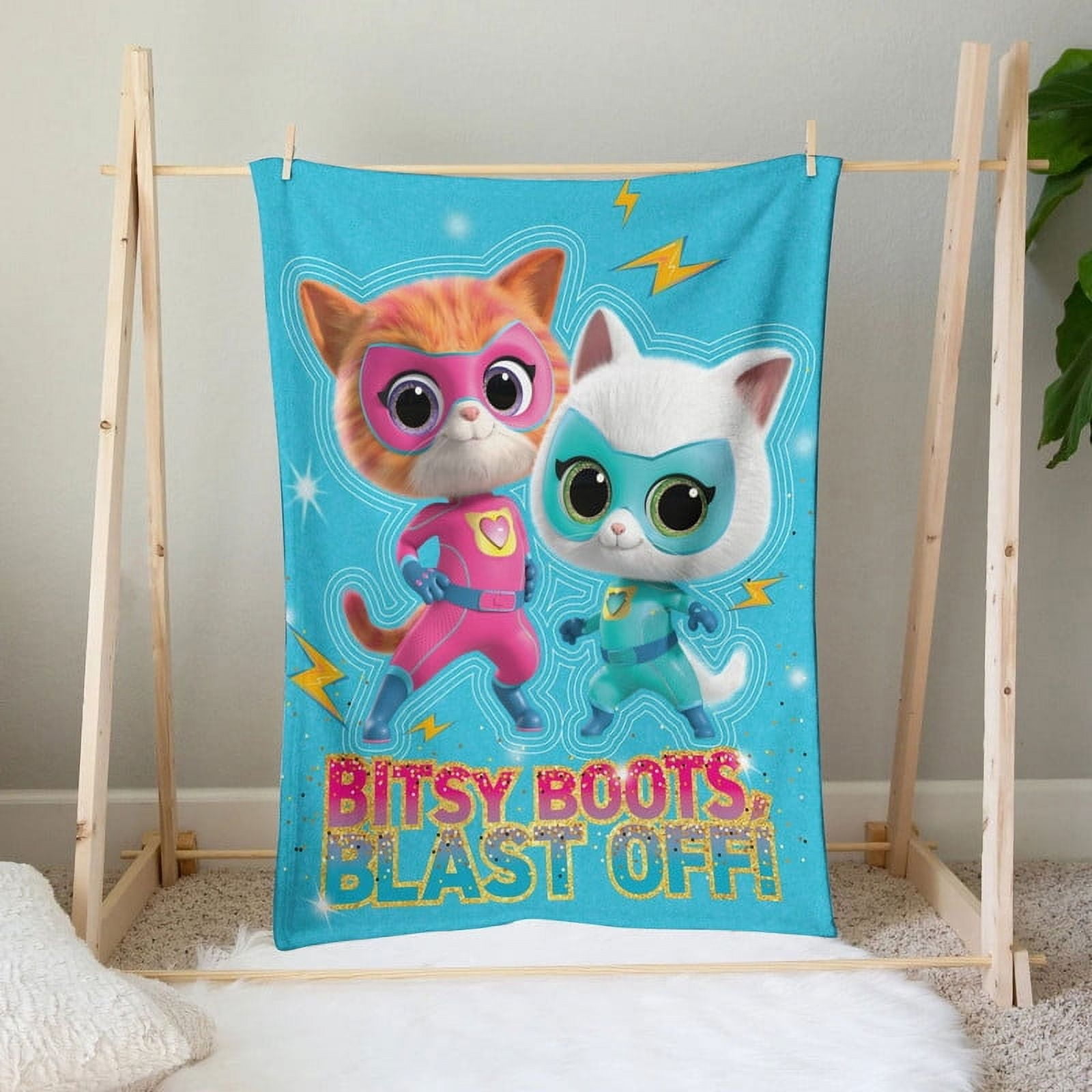 Super Kitties Throw Blanket Gifts for Fans Lover Girls Boys Women Present Hoodie Him Bed 40"x50"