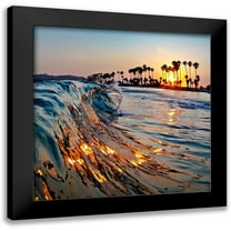 Baran, John 12x12 Black Modern Framed Museum Art Print Titled - Wave 1