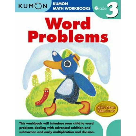 Pre-Owned Kumon Grade 3 Word Problems (Paperback) 1934968625 9781934968628