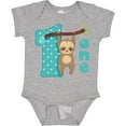 thumbnail image 3 of Inktastic Baby Sloth 1st Birthday Boys or Girls Baby Bodysuit, 3 of 5
