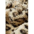thumbnail image 4 of ABPHQTO Sudadera de forro polar con cremallera de cuarto de leopardo de mamá a juego con la familia marrón para mujer, 4 of 5