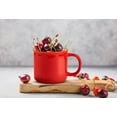 thumbnail image 3 of Kook Ceramic Camper Mugs, Cherry Red, 14 oz, Set of 2, 3 of 5