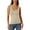 Beige, variant on Womens Tank Tops Plus Size Soft Solid Summer Tank Tops for Women Spaghetti Strap Baggy Round Neck Sleeveless Layering Shirts Womens Camisole Basic Slim Cute Tops 2026