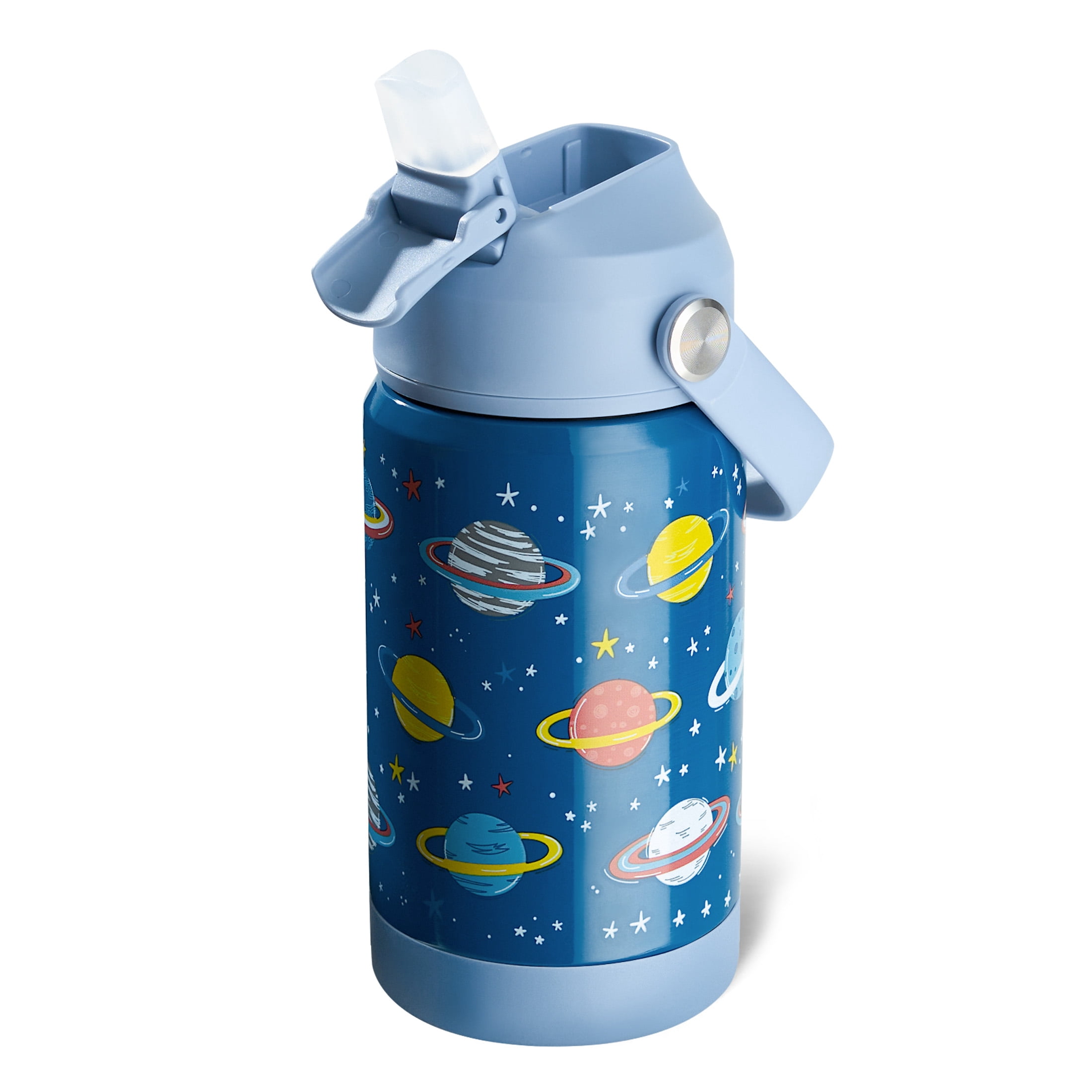 Hawsaiy 12oz Kids Insulated Water Bottle with Straw Lid, Leak-Proof Stainless Steel BPA-Free Thermos for School Boys and Girls