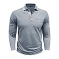thumbnail image 4 of pstuiky camisas de manga larga para hombre, Cárdigan informal de manga larga con botones y bolsillo para hombre Tops de hombre xl, 4 of 7