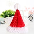 thumbnail image 1 of Fiudx Árbol Navideño de Papel con Forma de Panal, Adorno Decorativo para Fiestas, Colores Brillantes, Accesorio para Árbol, Suministros para Fiestas, Tamaño 22 X 30 Cm, Fácil de Instalar., 1 of 4