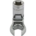 thumbnail image 2 of Dynamic Tools D008764 3/8" Drive Metric 14mm Flex Head with Crow Foot Flare Nut Socket, Chrome Finish, 2 of 3