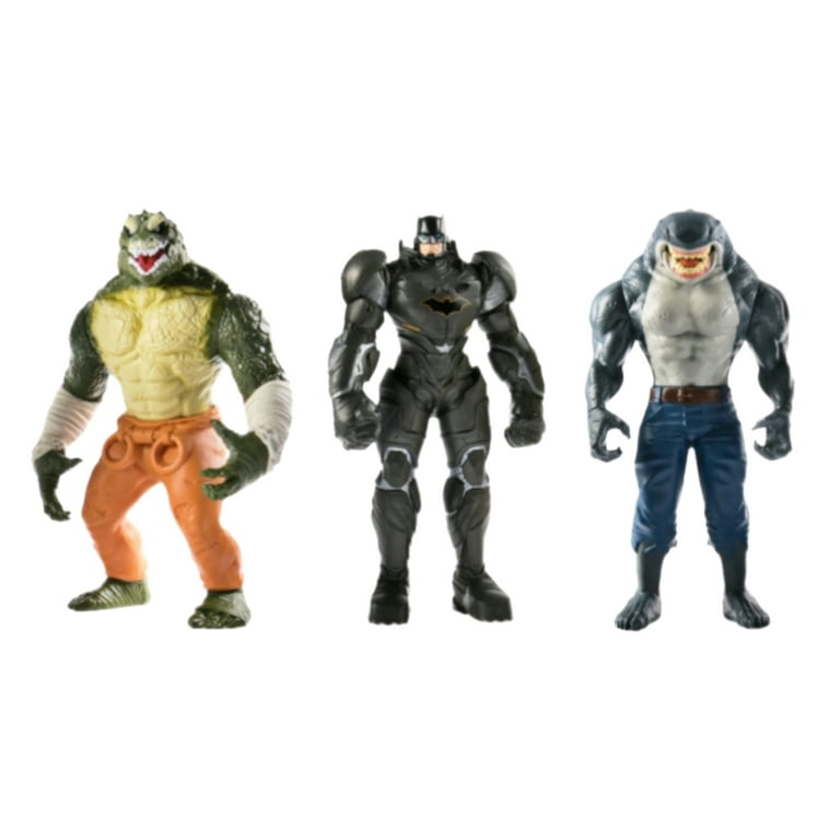 Dc Comics, Batman Y Robin Vs Joker Y King Shark De 10 Cm en venta en Cuauhtémoc Distrito Federal