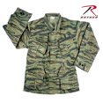 thumbnail image 2 of Rothco Vintage Vietnam Fatigue Shirt Rip-Stop - Tiger Stripe Camo, Large, 2 of 2