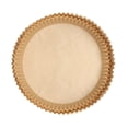 thumbnail image 7 of Elowen Disposable Paper Paper Air Fryer Disposable Paper Liner Mat Wood Pulp Steamer Round Paper Liners Barbecue Oven Baking Cooking Non-Stick Oil Paper Kitchen Pan Pad, 7 of 7