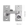 thumbnail image 2 of 1 Set Stainless Steel Flat Door Lock Buckle Simple Sliding Door Latch Bolt, 2 of 9