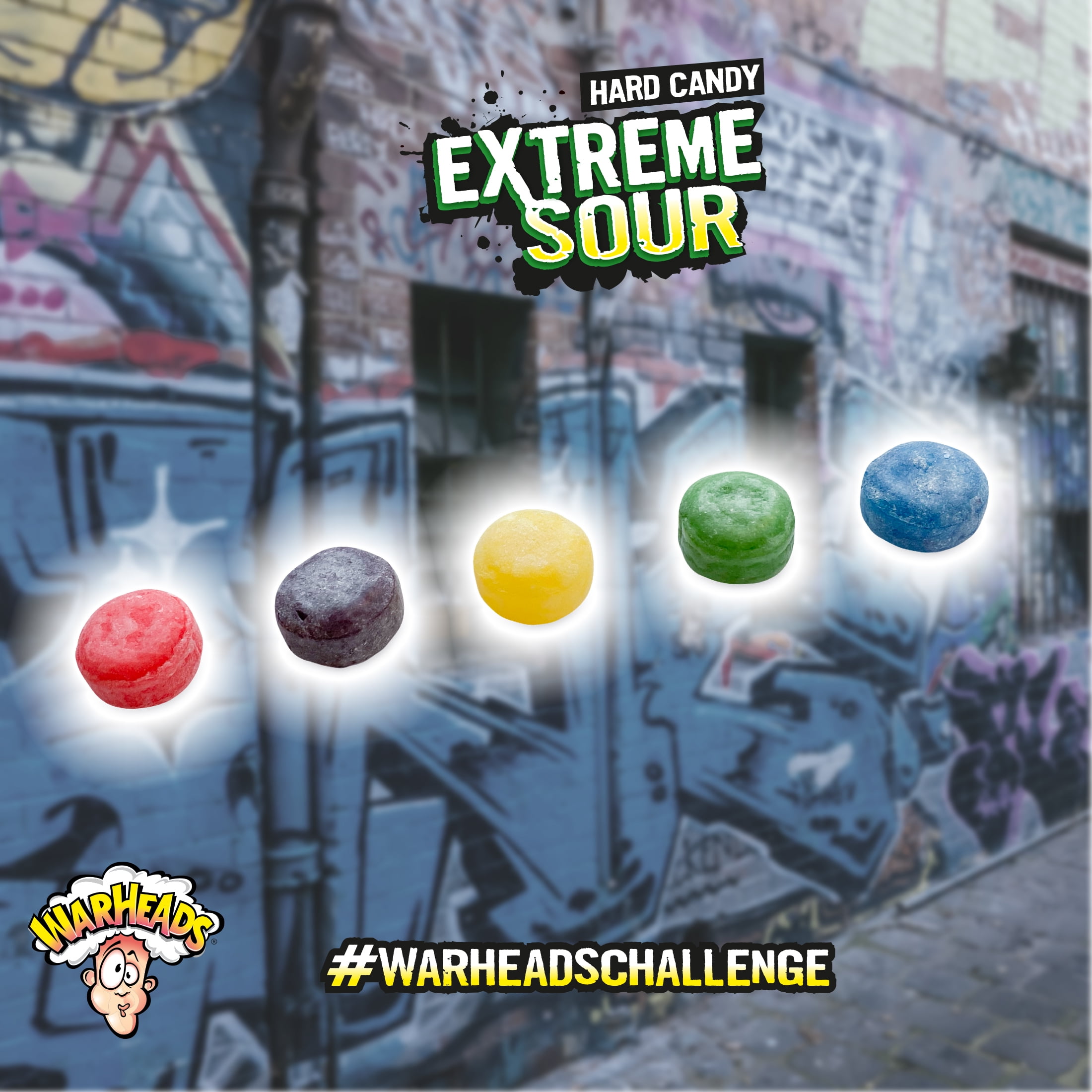 WARHEADS Extreme Sour Hard Candy 1.5oz Theater Box