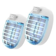 AiMoxa Indoor Bug Zapper, Mosquito Killer Electronic Fly Trap for Home, Kitchen, Bedroom, Baby Room, Office (2 Packs)