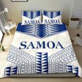 thumbnail image 2 of Juego de Cama Polinesio - Manu Samoa Funda Nórdica Versión Blanca, 2 of 6