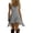 Gray, variant on Qiopertar Linen Dress for Women Ruffled Sundress with Pockets Summer Beach Vacation Casual Sleeveless Flowy Knee-Length A-Line Dress, Beige XL