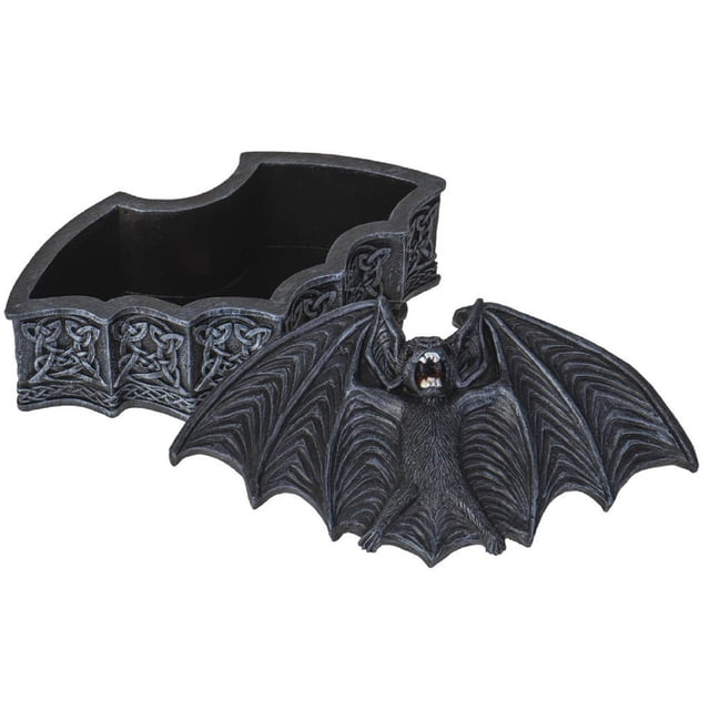 Halloween : Flying Bat Resin Storage | Gothic Bat Ornament Festive Idea Solar Statue Solar Garden Outdoor Outdoor Garden Sculptures And Statues Elephant Outdoor Statue Link Decorative Object Garden