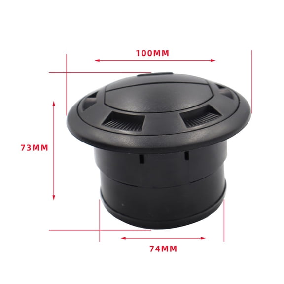 Closeable Rotatable 75Mm Air Outlet Vent Fit For Webasto And For Eberspacher Heater Fangkenuo