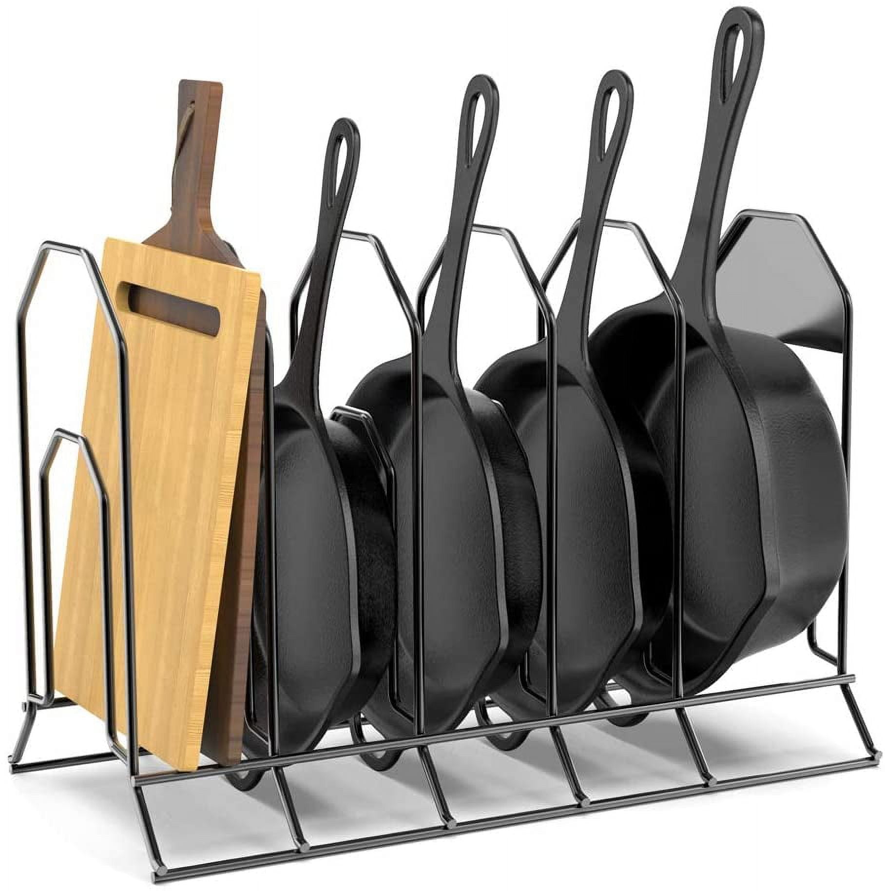 MUDEELA Organizer Wall Mounted Pot Organizer Rack