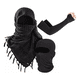 thumbnail image 2 of 3 Bufandas Palestinas Algodón+balaclava+mangas Unisex Belug, Negro, 2 of 5