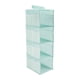 thumbnail image 1 of Organizador Colgante para Closet de 4 Estantes, Estantes de Almacenamiento Colgantes, Estantes Colgantes Plegables para Closet con Cintas Mágicas, Azul, 1 of 5