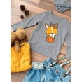 thumbnail image 3 of Cute Corgie W Pumpkin Costume Long Sleeve Toddler - Toddler Long Sleeve Tee, 3 of 4