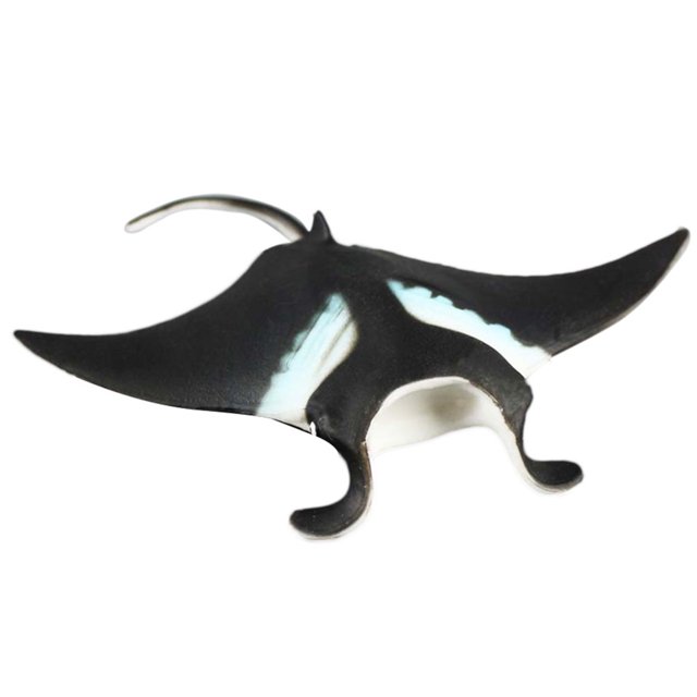 Modèle Animal de Rayon de Diable Haute Simulation Décoration d'Organisme Marin pour Enfants