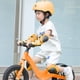 thumbnail image 5 of Sonducket Juego de casco y almohadillas para niños portátiles y multifuncionales para actividades al aire libre resistentes y duraderos Ciclismo equipo de cuidado blanco y negro casco blanco, 5 of 6