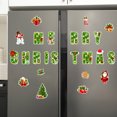 thumbnail image 4 of Arbre de Noël pour Réfrigérateur Porte de Garage de Noël Grande Décoration Autocollant pour Frigo Porte en Métal Père Noël Renne Vacances pour Cuisine Autocollants Positifs pour Adolescents Feuilles de Papier Autocollant Réutilisables Classe, 4 of 4
