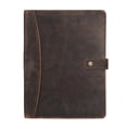 thumbnail image 2 of Portafolio de cuero KomalC Vintage Organizer con bolígrafo, 2 of 8