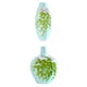 thumbnail image 1 of 2 Uds Florero De Resina Seca Decoración De Sala De Estar Decoración De Oficina Decorativa 11x28cm, 1 of 3
