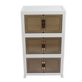 thumbnail image 2 of Stackable Plastic Storage Bins with Lid, 4 Wheels,  Door Handle, Dustproof  Large Capacity Foldable Closet Organizers, Storage Drawers for Clothes Toys,, 2 of 8