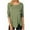Green, variant on IROINNID Ladies Long Sleeve T Shirts Solid Loose T-shirt Blouse Round-Neck Home Tops,Blue