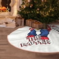 thumbnail image 2 of Lsque Sml Jeffy Print Christmas Tree Skirt with Ties and Velcro,Xmas Holiday Decorations, Adjustable Tree Skirt-36", 2 of 6