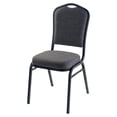 thumbnail image 1 of NPS 9300 Series 37" Modern Metal Stack Chair in Natural Gray Stone/Black Sandtex, 1 of 3