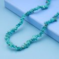 thumbnail image 5 of ZHAOCHENG Gargantilla de cuentas turquesas estilo bohemio, collar corto irregular de turquesa, collar de cuentas de piedras preciosas azules, collar de piedra natural, joyería de cadena para mujeres y, 5 of 5
