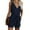 Dark Blue, variant on Jumpsuits for Women Summer Rompers Jumpers Womens Summer Overalls Casual V Neck Bow Pocket Sleeveless Shorts Wide Shorts Jumpsuits Rompers Bib Overalls Jumpsuits Loose Linen Jumpsuit Beach