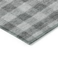 thumbnail image 4 of Addison Rugs Chantille Indoor/Outdoor Transitional Plaid Gray Washable Rectangle Rug, 1'8" x 2'6", 4 of 6