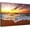Coastal, variant on Frame Canvas Wall Art Sunrise Forest Wall Art Green Mountain Scenic Picture for Living Room Rustic Nature Landscape Photo Prints Sunlight Tropical Tree Canvas Wall Decor Frame Artwork Bedroom Office