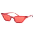 thumbnail image 2 of Gafas de sol resistentes al desgaste de estilo vintage de moda Gafas de sol para mujer (rojo), 2 of 10