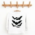 thumbnail image 3 of Halloween Bats Distressed - Toddler Long Sleeve Graphic Tee and Youth Long Sleeve Graphic T-Shirt, 3 of 13