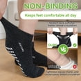 thumbnail image 7 of Ankle Diabetic Socks for Men and Women, PUTUO Non-Slip Bamboo Viscose Socks, Super Soft Loose Breathable Grippy Socks for Women, Durable with Seamless Toe and Non-Binding Top, 6 Pairs, 7 of 7
