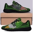 thumbnail image 3 of Irish American flag Shoes Sneakers Black Size 8.5, 3 of 7