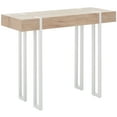 thumbnail image 4 of SAFAVIEH Aberton Modern Wood Console Table, Natural/White, 4 of 9