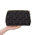 thumbnail image 4 of Naloa Cool Skull Love Leather Makeup Bag for Purse Travel, Portable Small Cosmetic Organizer for Women and Girls, Make up Bag with Zipper, 4 of 8