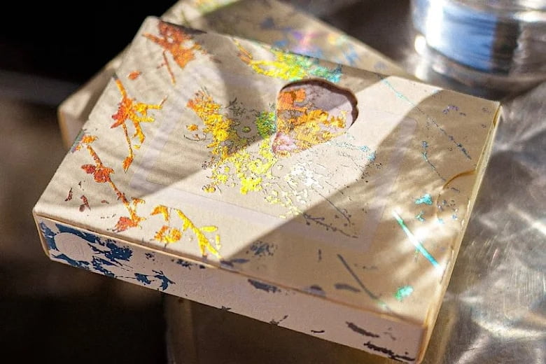 Holo Sepal Bouquet Playing Cards by Dealersgrip