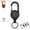 black, variant on 3-in-1 Multifunctional Retractable Pull Reel Carabiner Keychain – Mini Stainless Steel Key Clip for Backpacks & Belt Loops, Anti‑Lost Key Ring for Hiking, Everyday