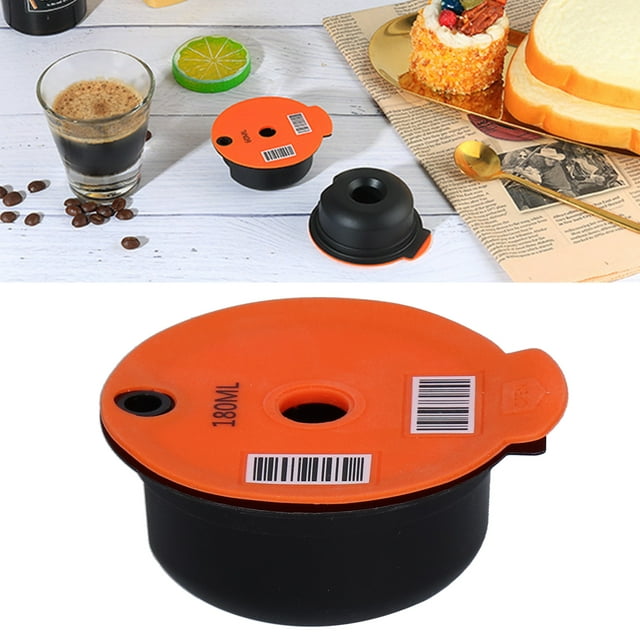 Tasse Filtre à Café Réutilisable pour Machine à Café Tassimo Tas, Orange, 180 ml