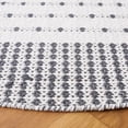 thumbnail image 3 of SAFAVIEH Montauk Nuala Abstract Dots Cotton Area Rug, Grey/Ivory, 6' x 6' Round, 3 of 8