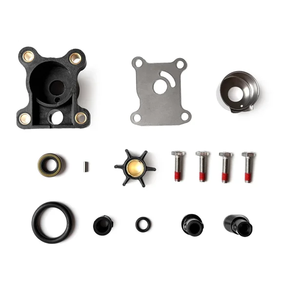 Woudy Water Pump Impeller Kit 394711, for Johnson Evinrude 9.9-15HP Outboard 1974-2007